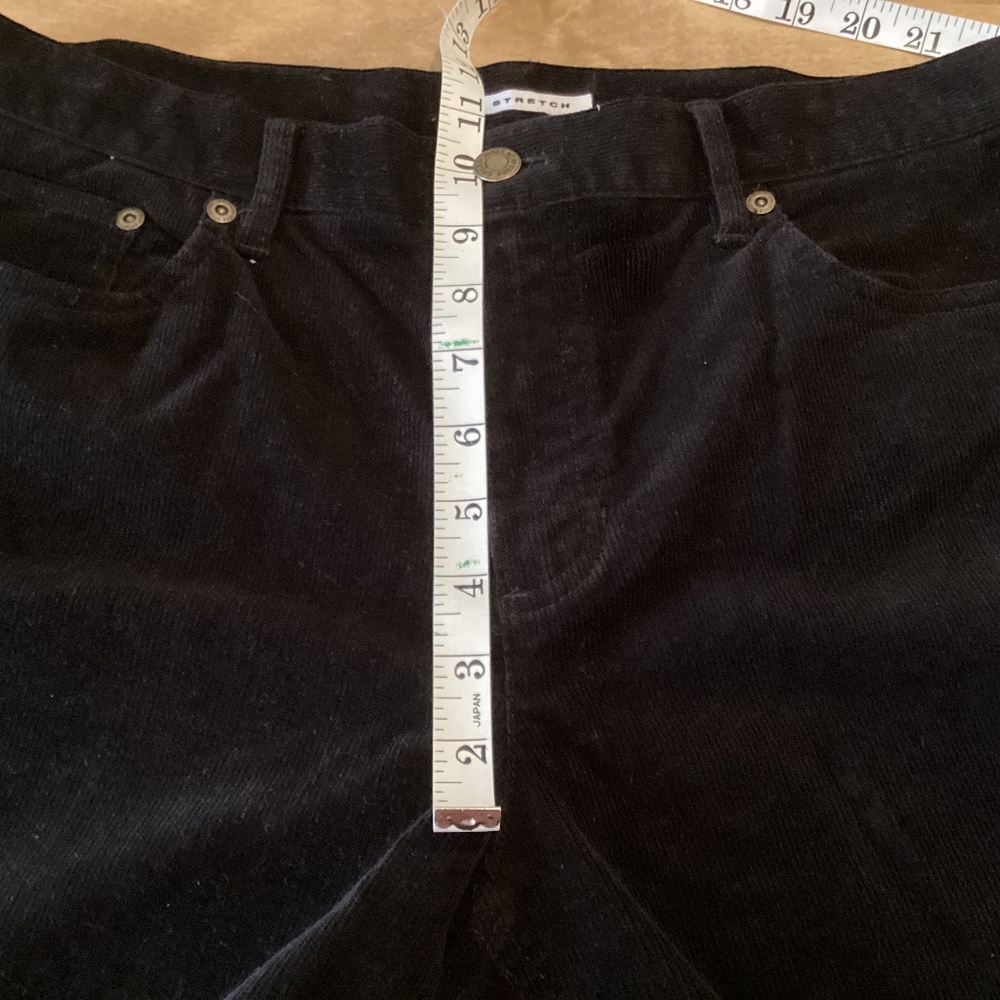 Jones New York Sport Petite Black Corduroy Stretch Pants Size 12P NWOT - Picture 6 of 6